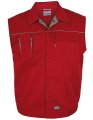 Heren Bodywarmer Contrast Carson CC700 Rood-Grijs